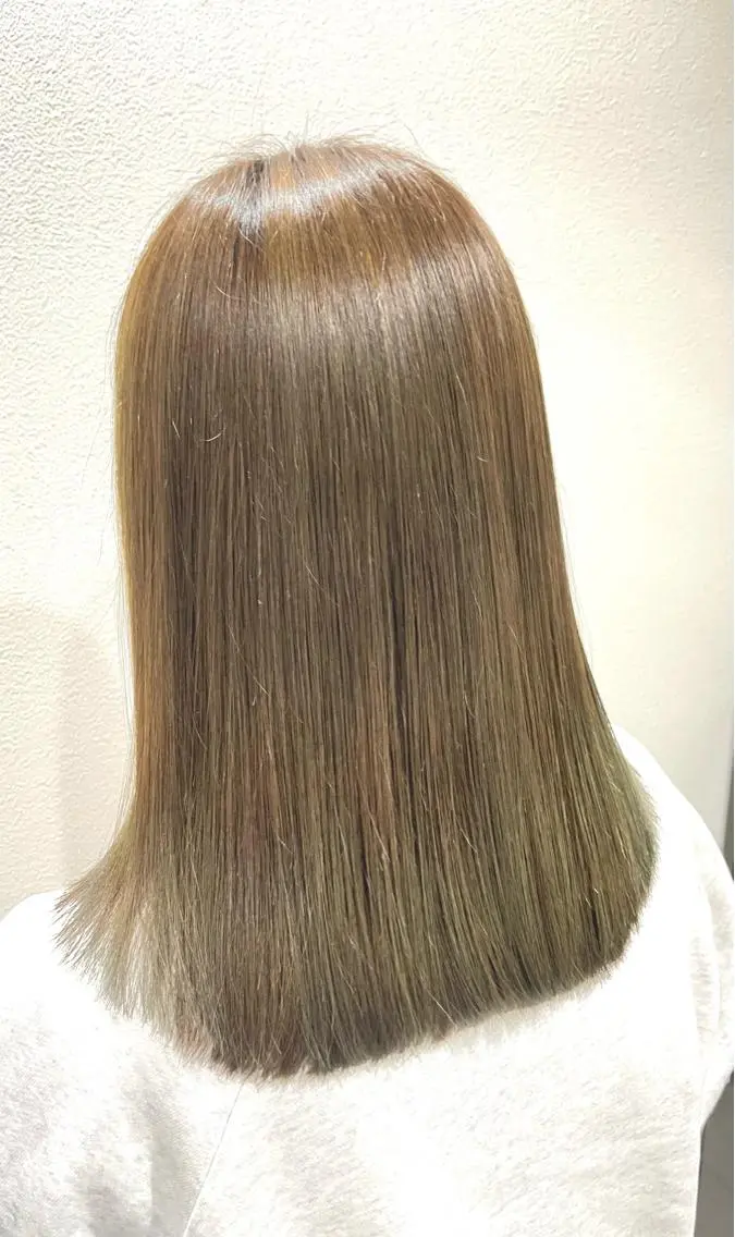 ミディアム anB Bのヘアスタイル