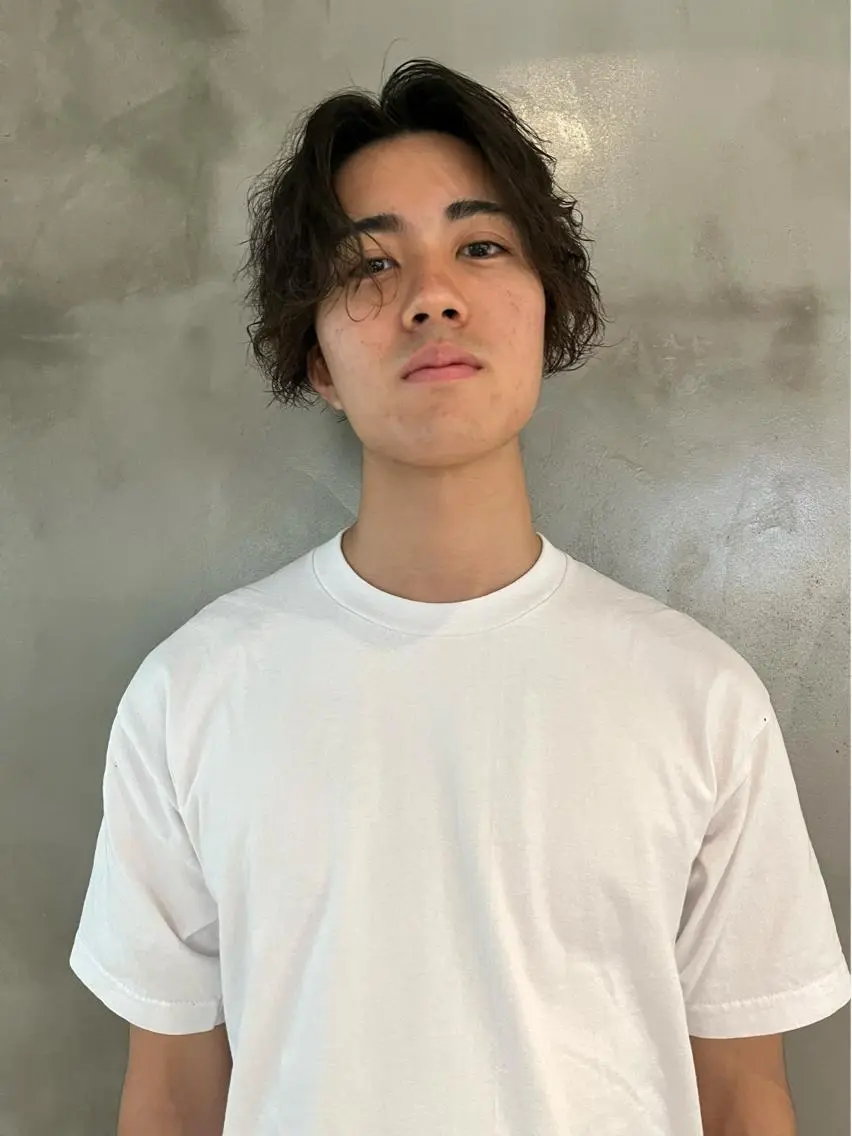 ショート カラー メンズ bob リョウタのヘアスタイル