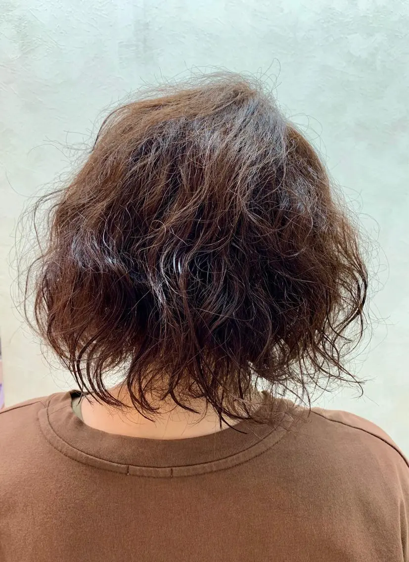 ショート ヘアカラー トリートメント 加藤 産休につき8月末までのヘアスタイル