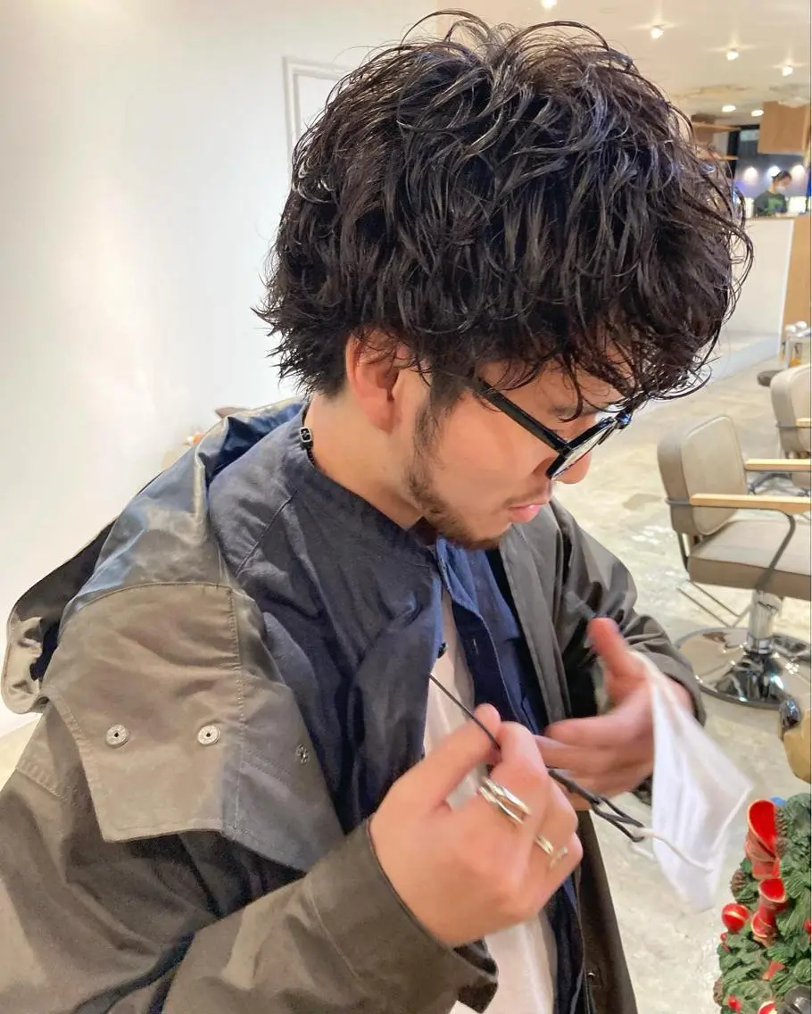 ショート カット パーマ カラーリスト菅野 竜矢🌈のヘアスタイル