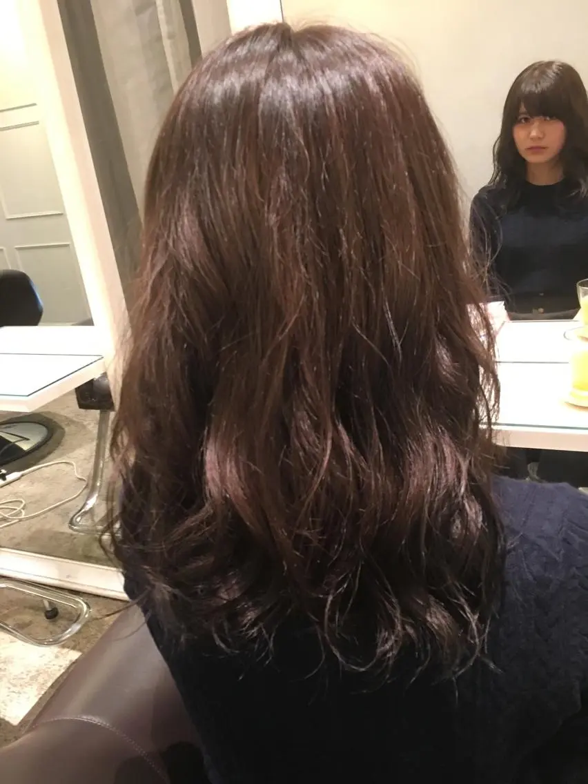 セミロング ロング アッシュ アッシュグレー アッシュグレージュ お気に入り数2.3万 🏆SHO🏆のヘアスタイル
