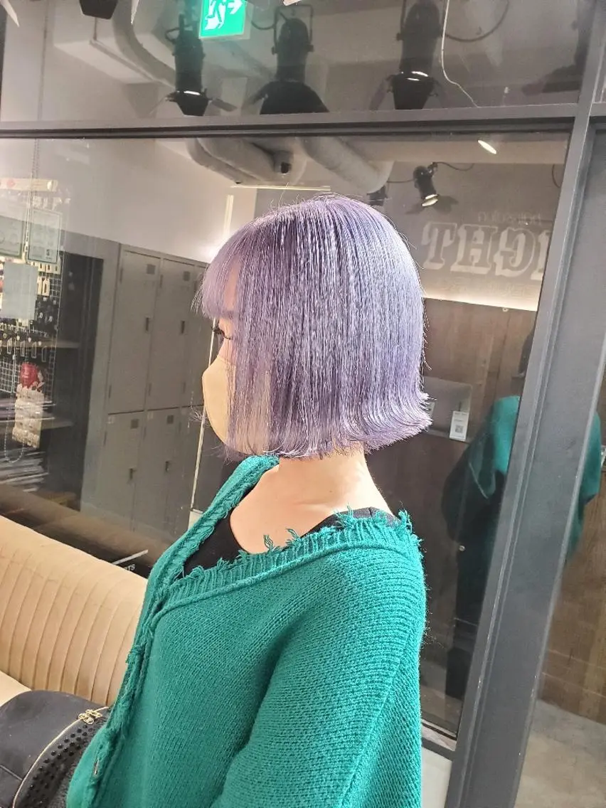 ミディアム カット ヘアカラー トリートメント ✨本日空きあります✨ 遠田コウヘイ🌟のヘアスタイル