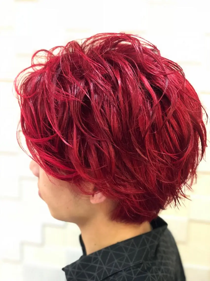 ショート ヘアカラー トリートメント HAIR BRAND Link トアロードのヘアスタイル