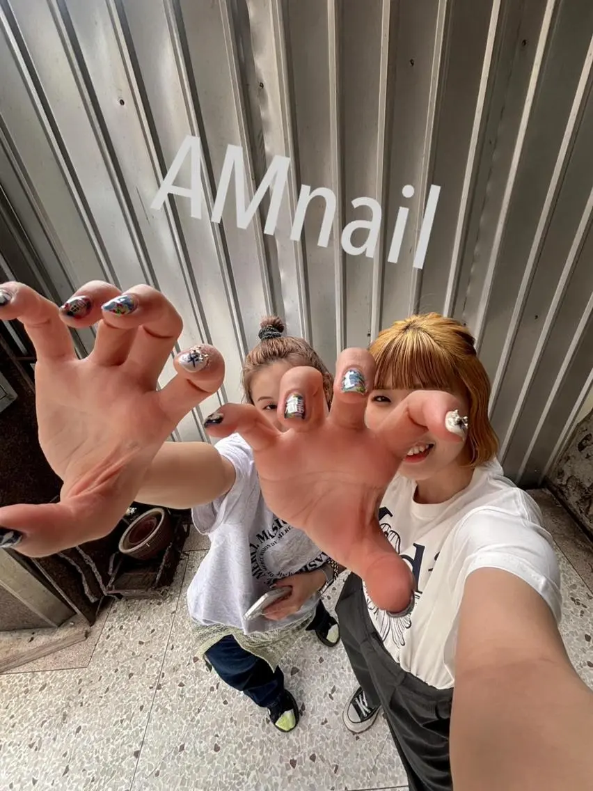 ネイル アートネイル 持ち込み ハンドネイル Am:nail 柏 SUE（スゥ）のネイルデザイン