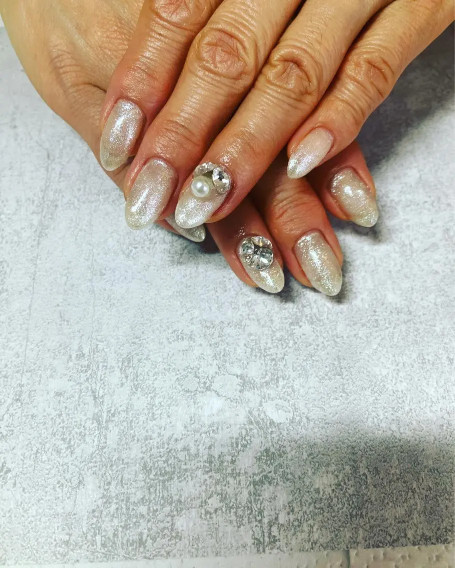 ネイル ラメ(グリッター) m'sNail 福岡西区 ネイルのネイルデザイン