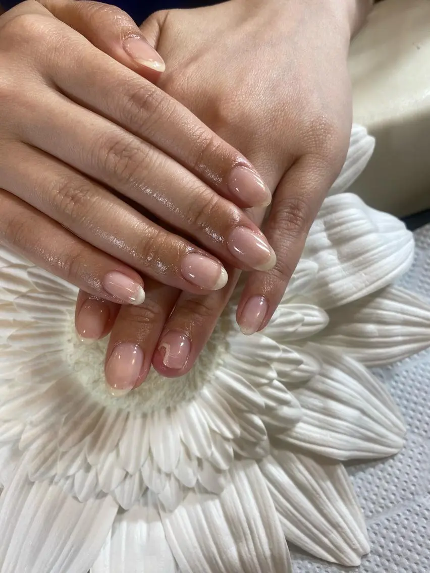 ネイル クリアネイル ジェルネイル ♢ME2ROOM♢ #巻き爪#リラクのネイルデザイン