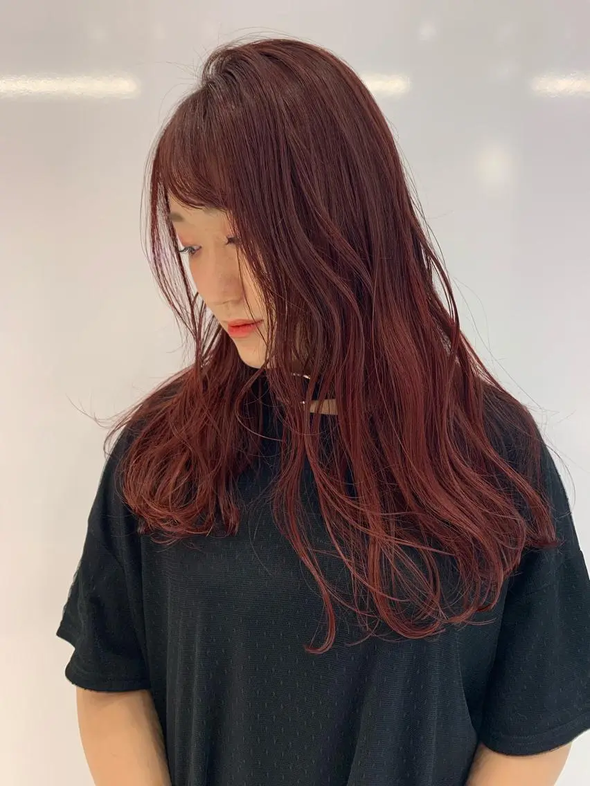 ロング カラー ハッシュカット /MANAMIのヘアスタイル