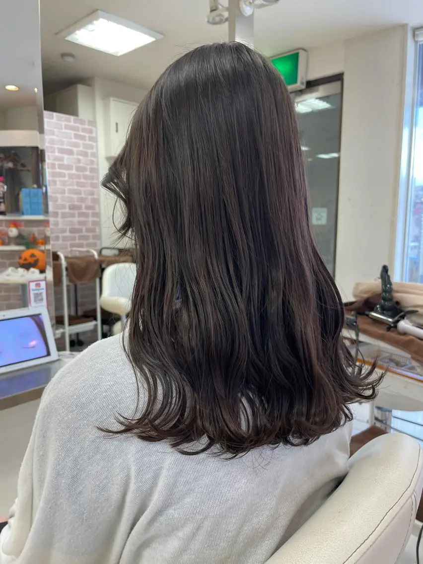 セミロング 韓国風ヘア 齋藤 尋真のヘアスタイル