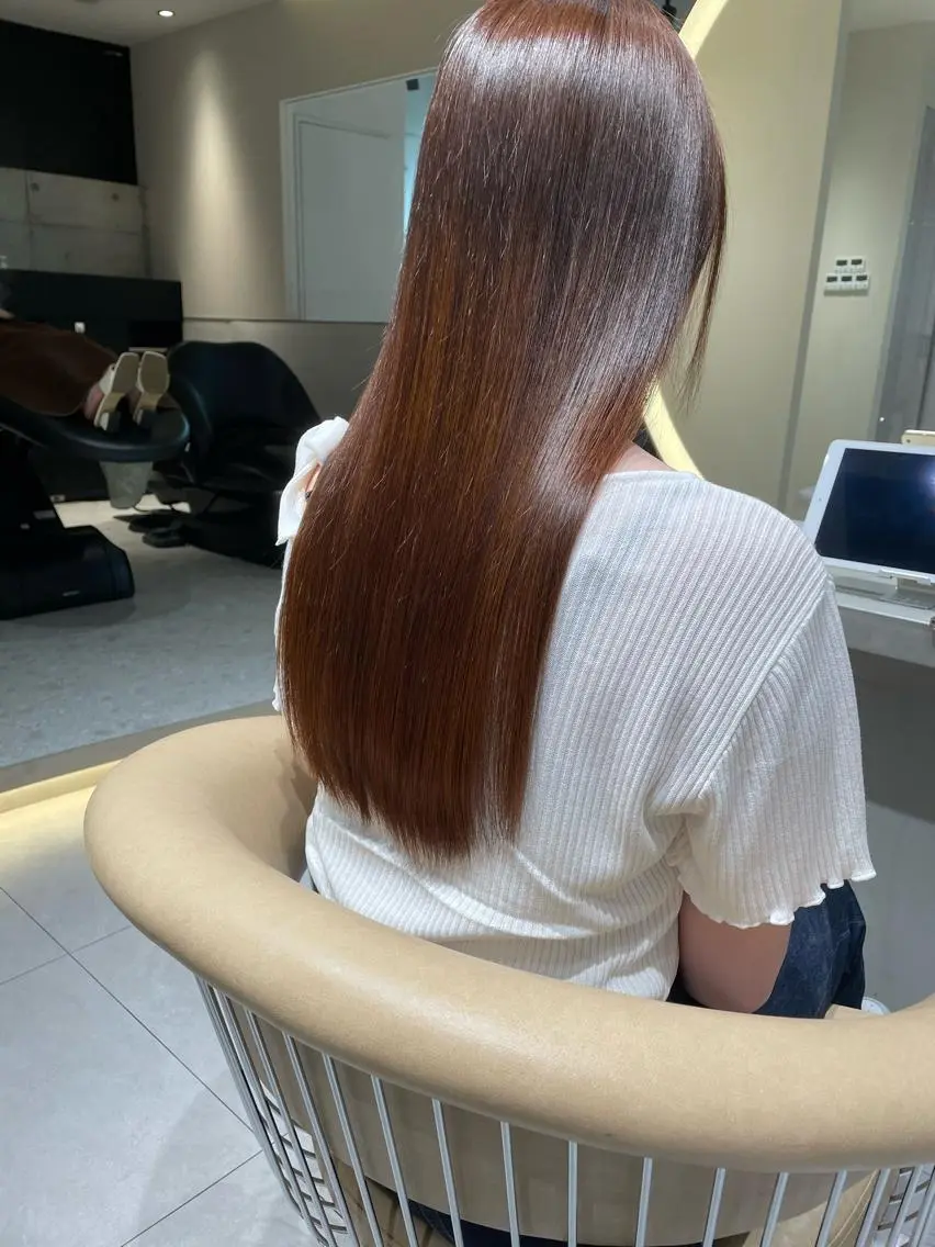 ロング カラー トリートメント 《髪質改善✖️オリー ブ🧸》小嶋拓也のヘアスタイル