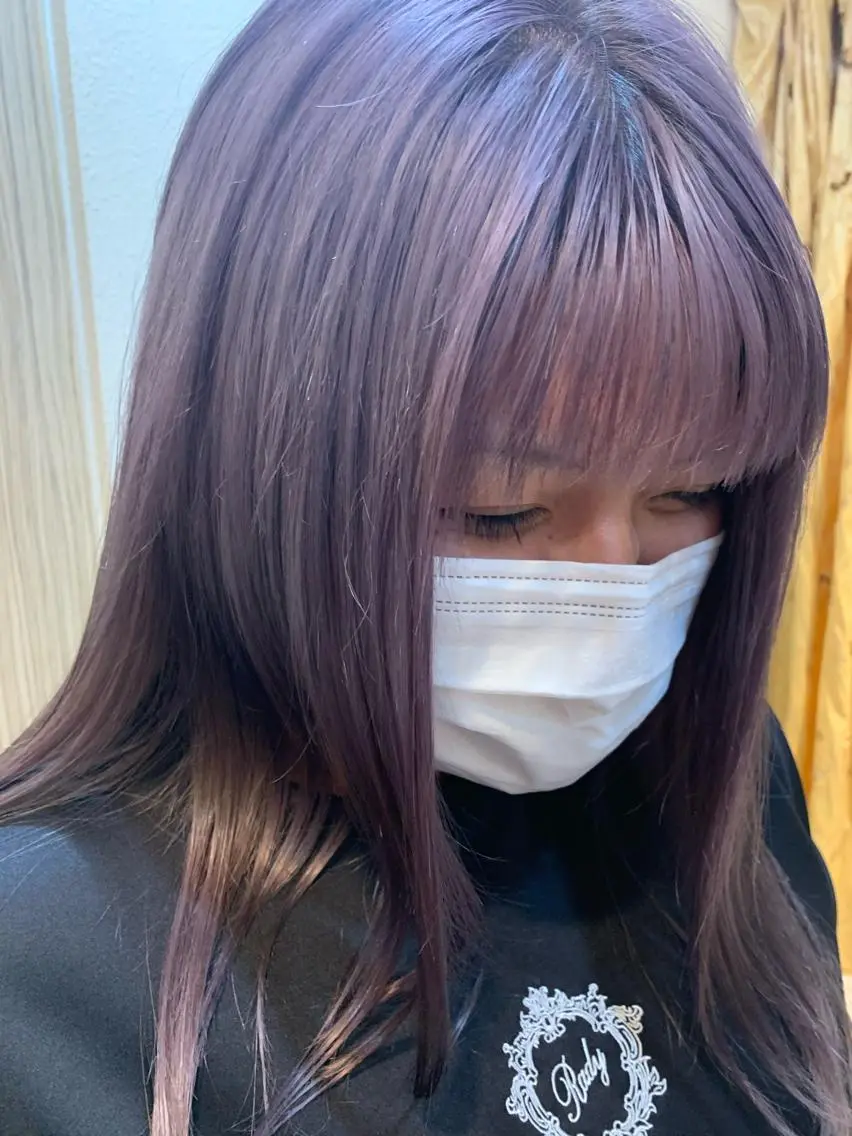 ロング カラー ヘアカラー トリートメント ヘアセット 🌸スタイリスト 山浦美恵のヘアスタイル