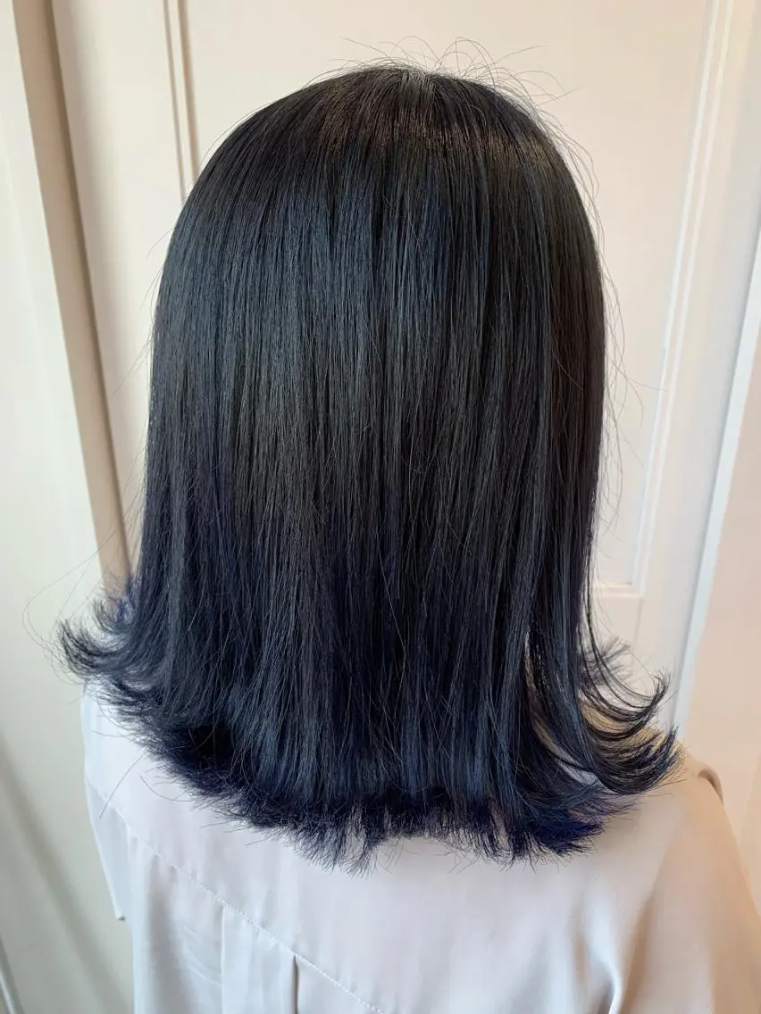 ミディアム 坂 瑞希のヘアスタイル