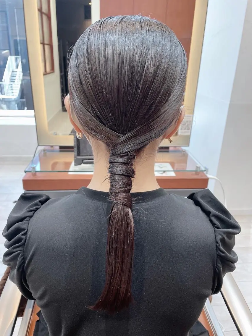 ミディアム ヘアアレンジ 結婚式・ブライダル 卒業式のヘアスタイル ヘアセット 🦖鶴岡 香純🦖のヘアスタイル