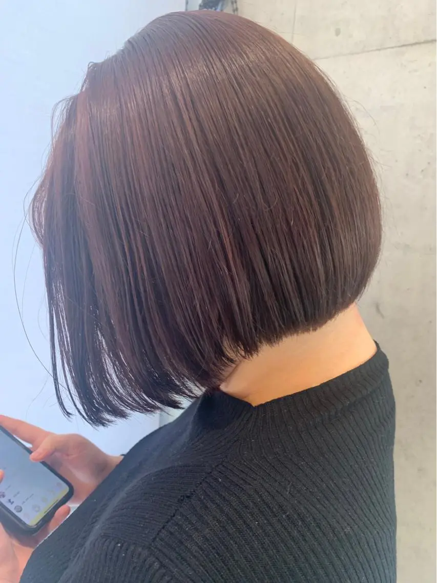 カット 縮毛矯正 LadA hair.makeのヘアスタイル