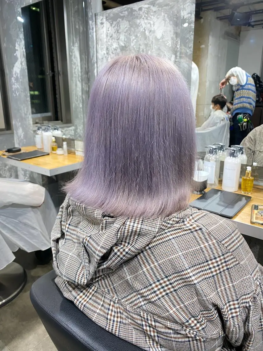 ミディアム カラー カット ヘアカラー パーマ 縮毛矯正 トリートメント ヘッドスパ ヘアセット エフェクトブリーチ 🌟前澤啓太朗のヘアスタイル