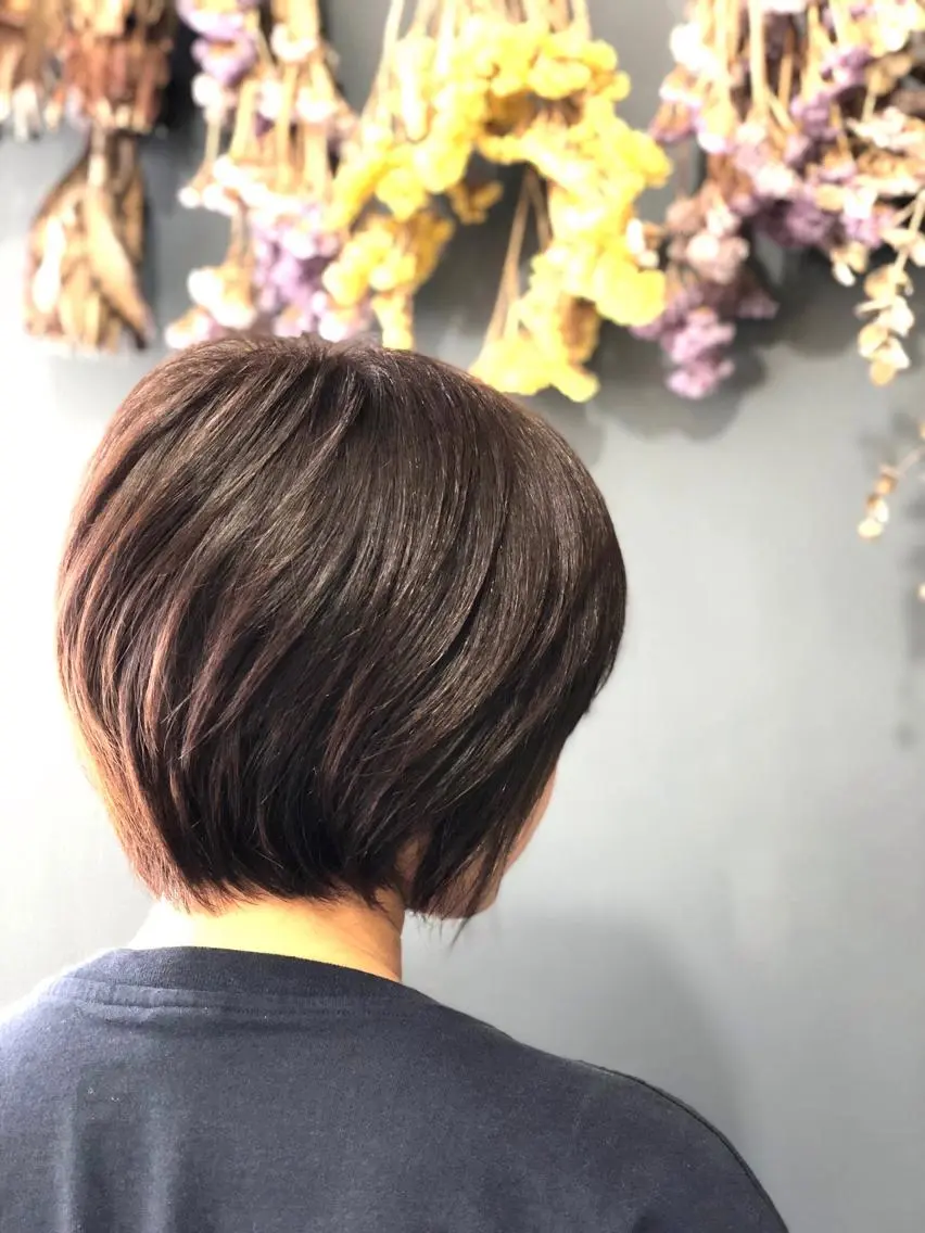 ショート カラー イルミナカラー ショートヘア 森下 友　Dio...池袋のヘアスタイル