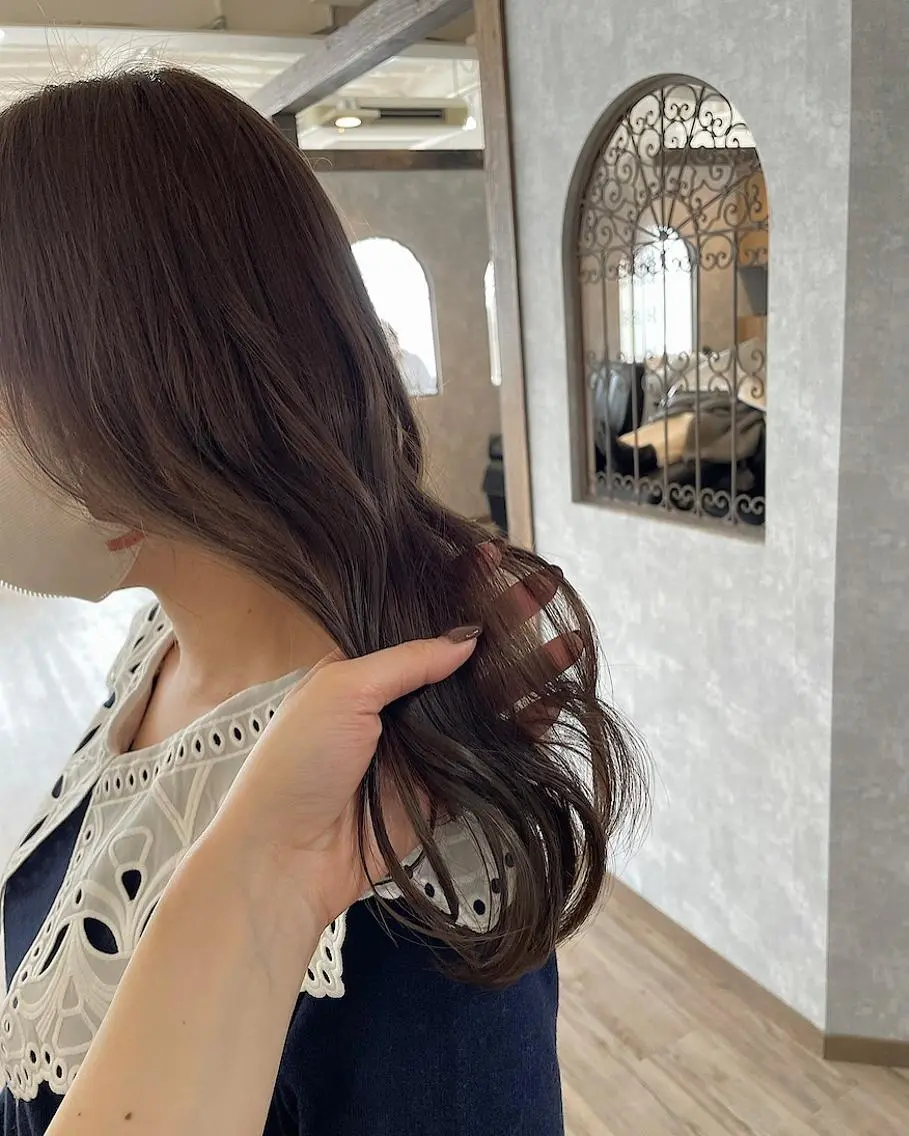 ミディアム カラー sand🎀 Ricoのヘアスタイル