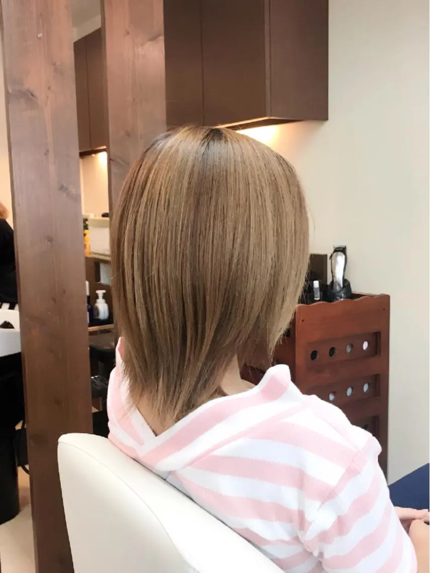 ミディアム カット 中野 大士のヘアスタイル