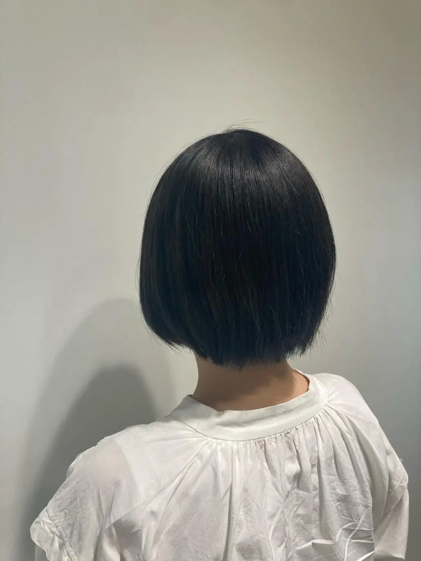 ショート カラー ボブ 透明感カラー 板橋 島村美咲のヘアスタイル