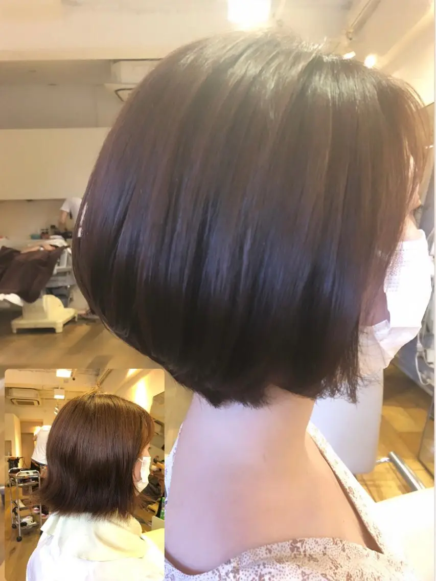ミディアム 松川 紀代のヘアスタイル