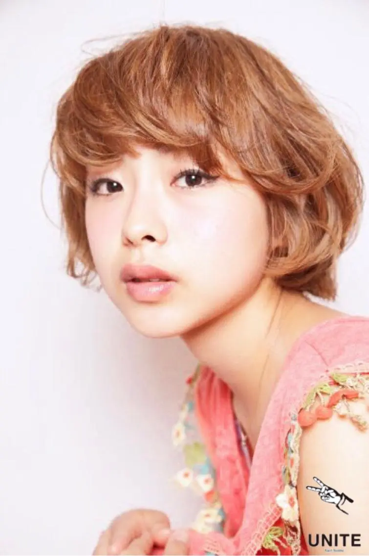 ショート パーマ くせ毛 ショートヘア 松井 大地のヘアスタイル