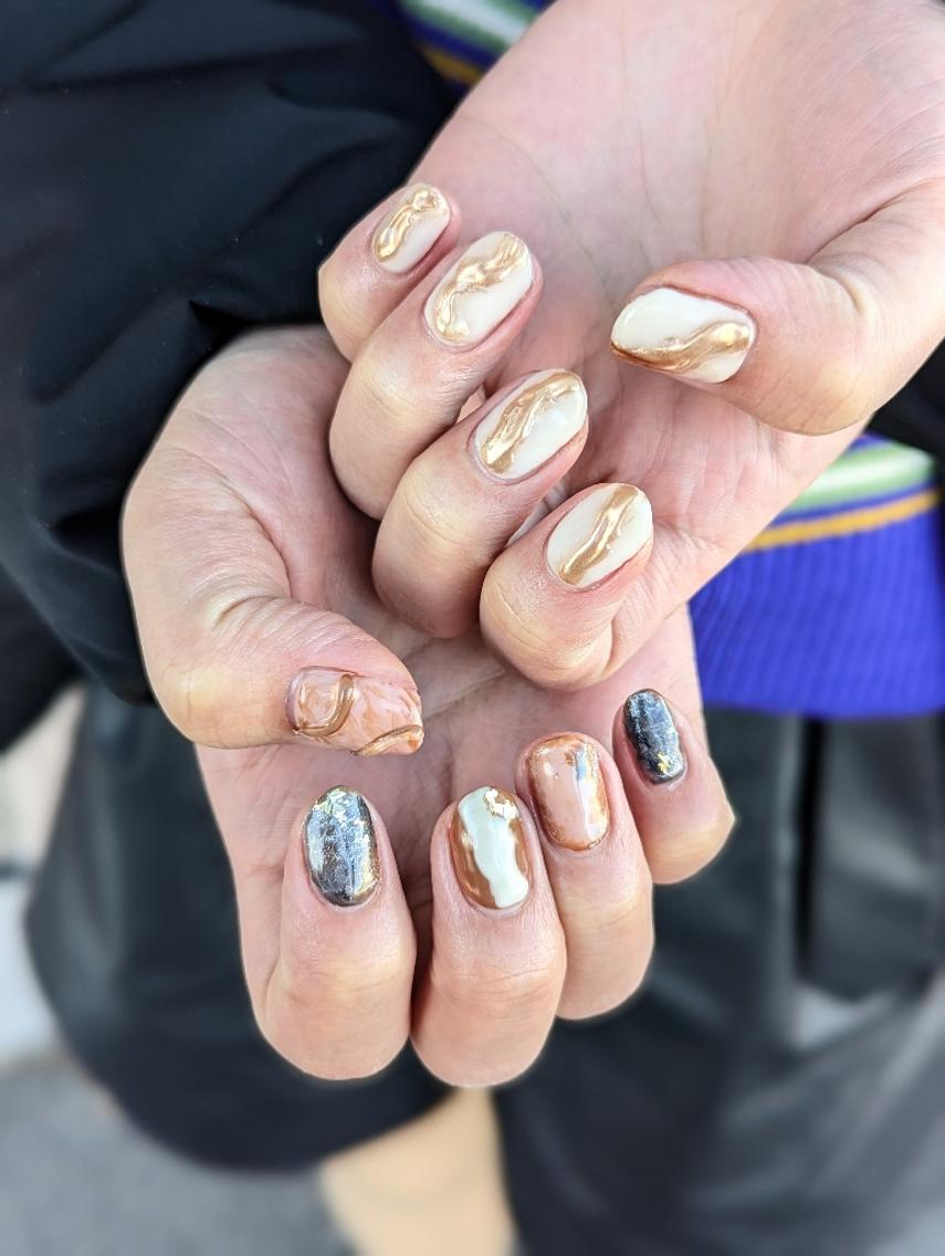 ネイル ニュアンスネイル ハンドネイル 推しネイル | 　aycnailのネイルデザイン