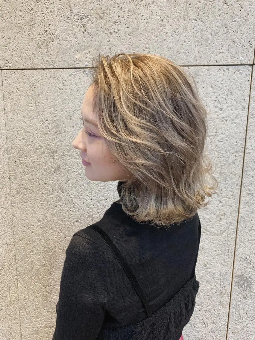 ミディアム カット ヘアカラー トリートメント ヘッドスパ 🌿大内雅斗 🌿韓国ヘアのヘアスタイル