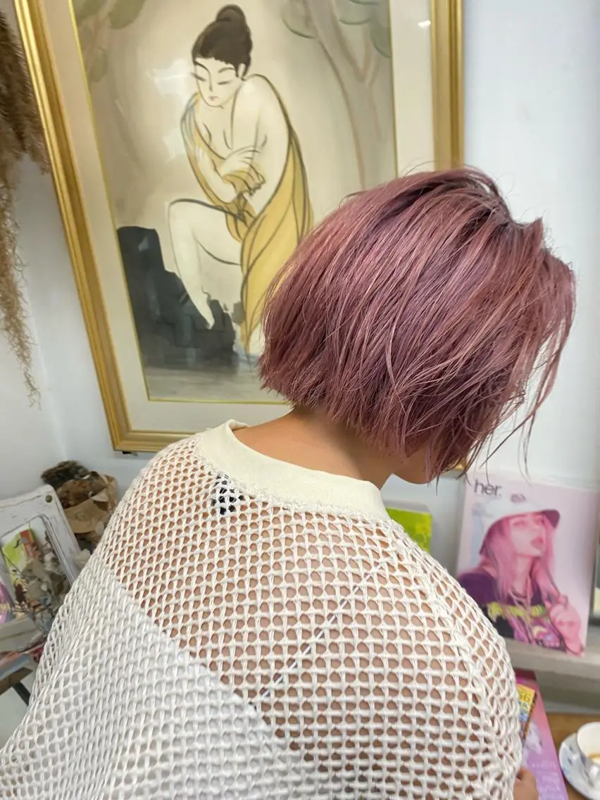 ショート カット ヘアカラー Moca 〰️のヘアスタイル