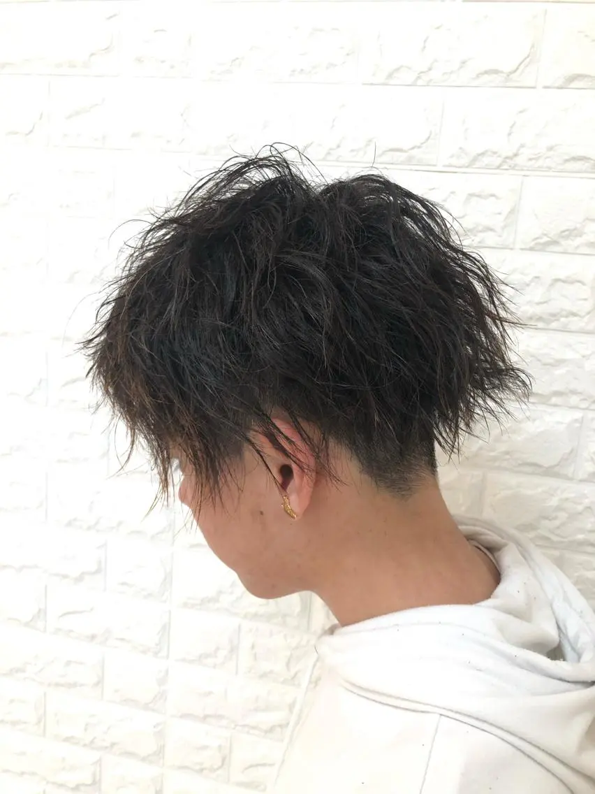 メンズ カット パーマ 北脇 健治のヘアスタイル