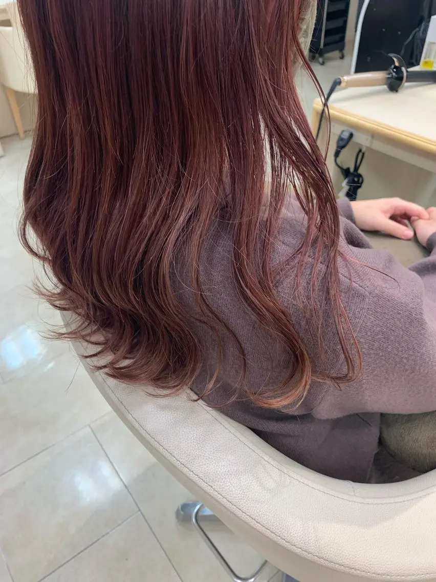 ロング カラー 暖色/ブリーチカラー 🎀 M i k uのヘアスタイル