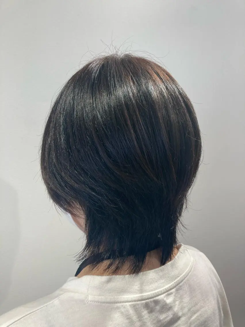 ショート カラー 透明感カラー 板橋 島村美咲のヘアスタイル
