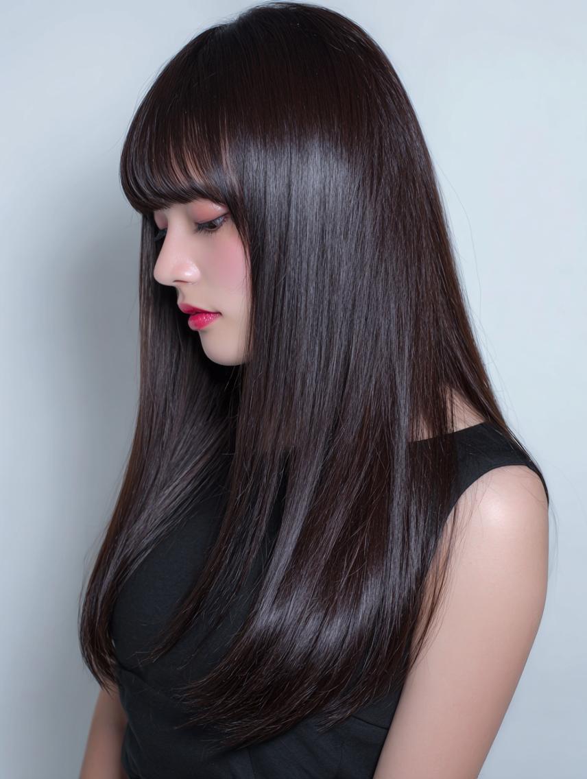 ロング ロング カット トリートメント 新宿駅近♡友達とOK 🦋W -ワット -のヘアスタイル