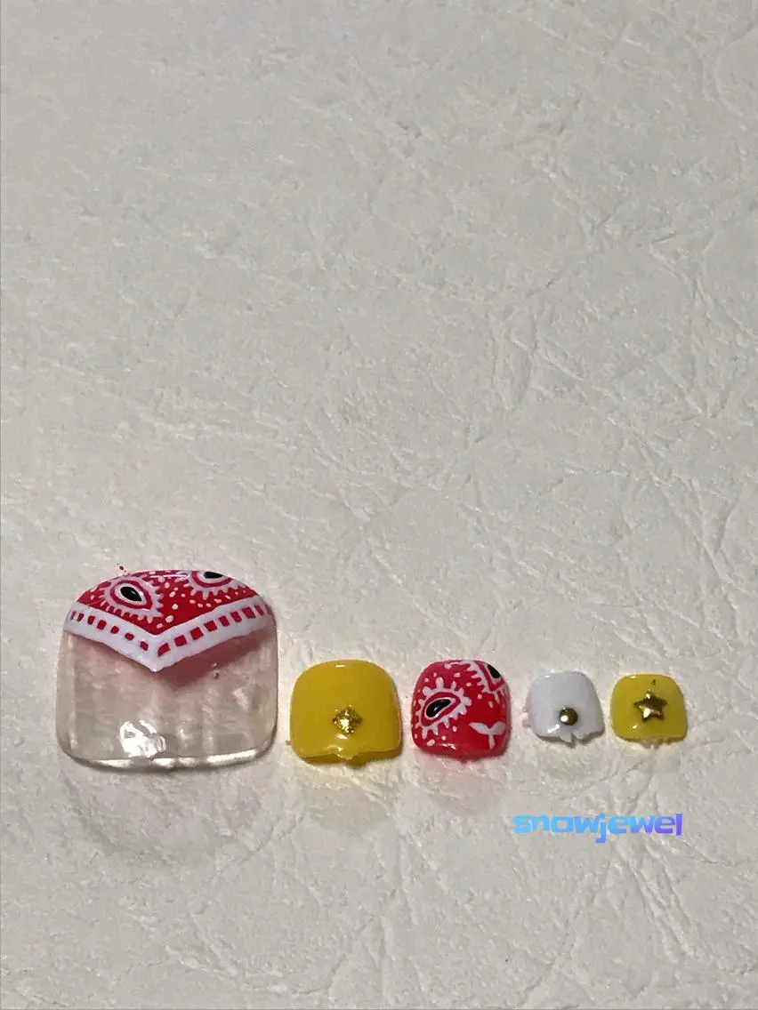 ネイル フットネイル ぷっくりネイル nail snowjewelのネイルデザイン
