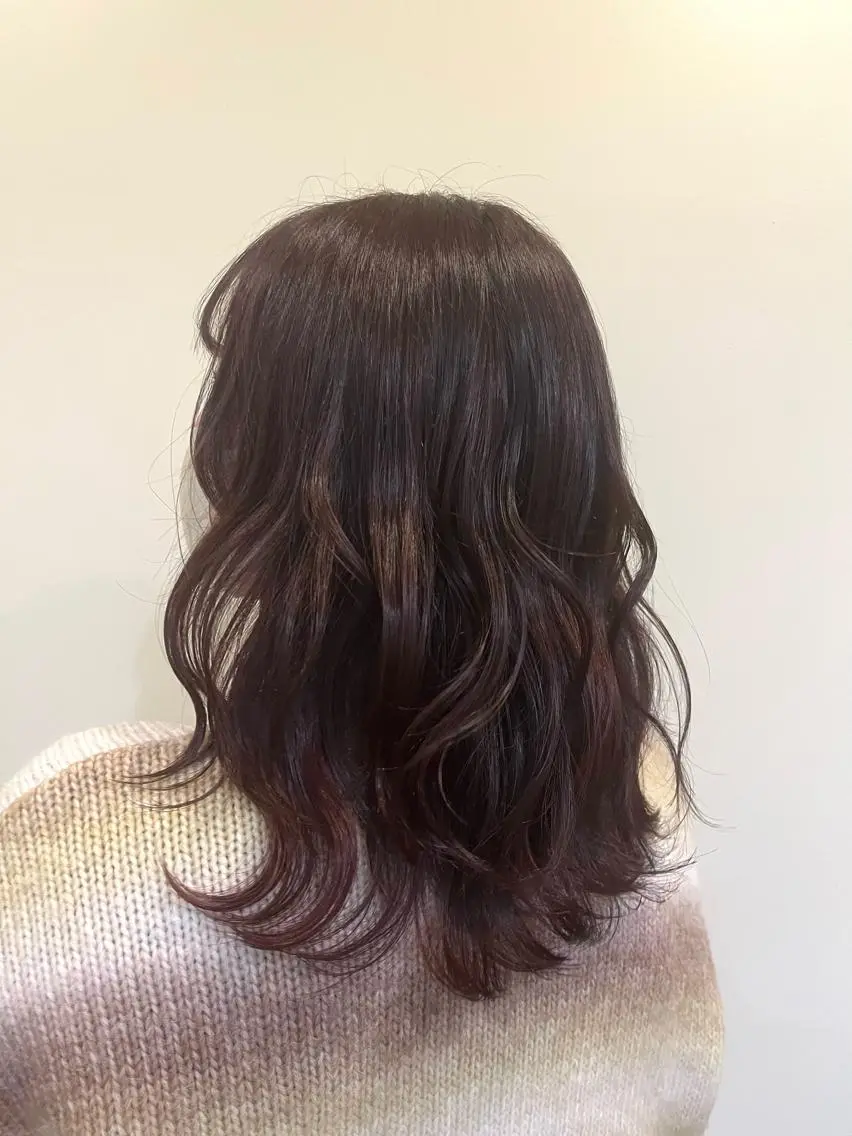 カラー ブラウンカラー ピンクカラー KOKORO 中村 朱里のヘアスタイル