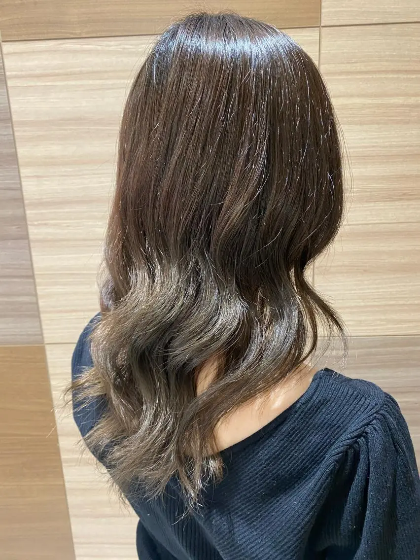 セミロング カラー メンズカット ✂️あいのヘアスタイル