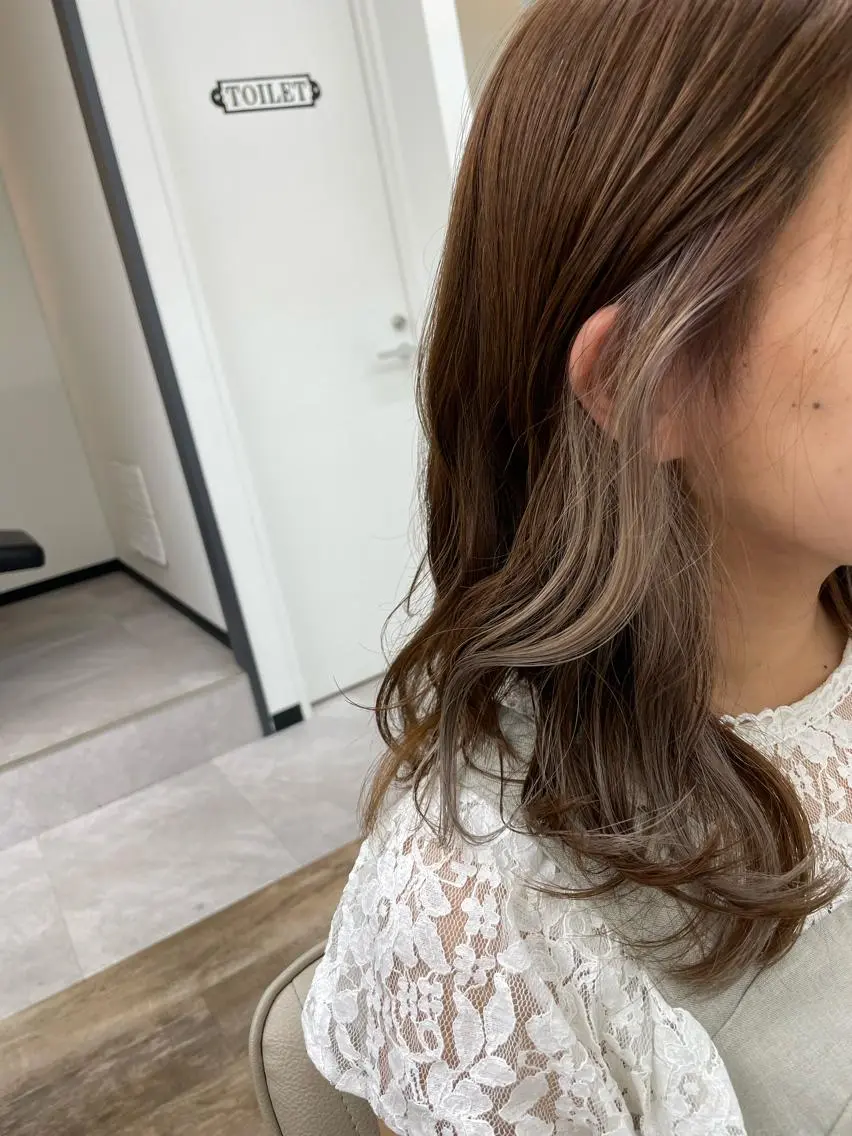 カラー バレイヤージュ ブリーチ ケアブリーチ ダブルカラー ハイライトカラー 【🫧美髪艶髪】 🎖️MARIAのヘアスタイル