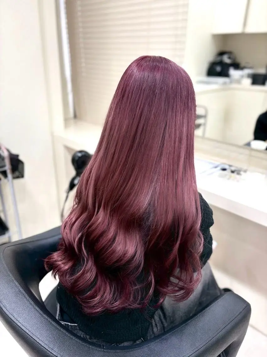 ロング カラー トレンド韓国ヘアー♡ 横浜美容室♡のヘアスタイル