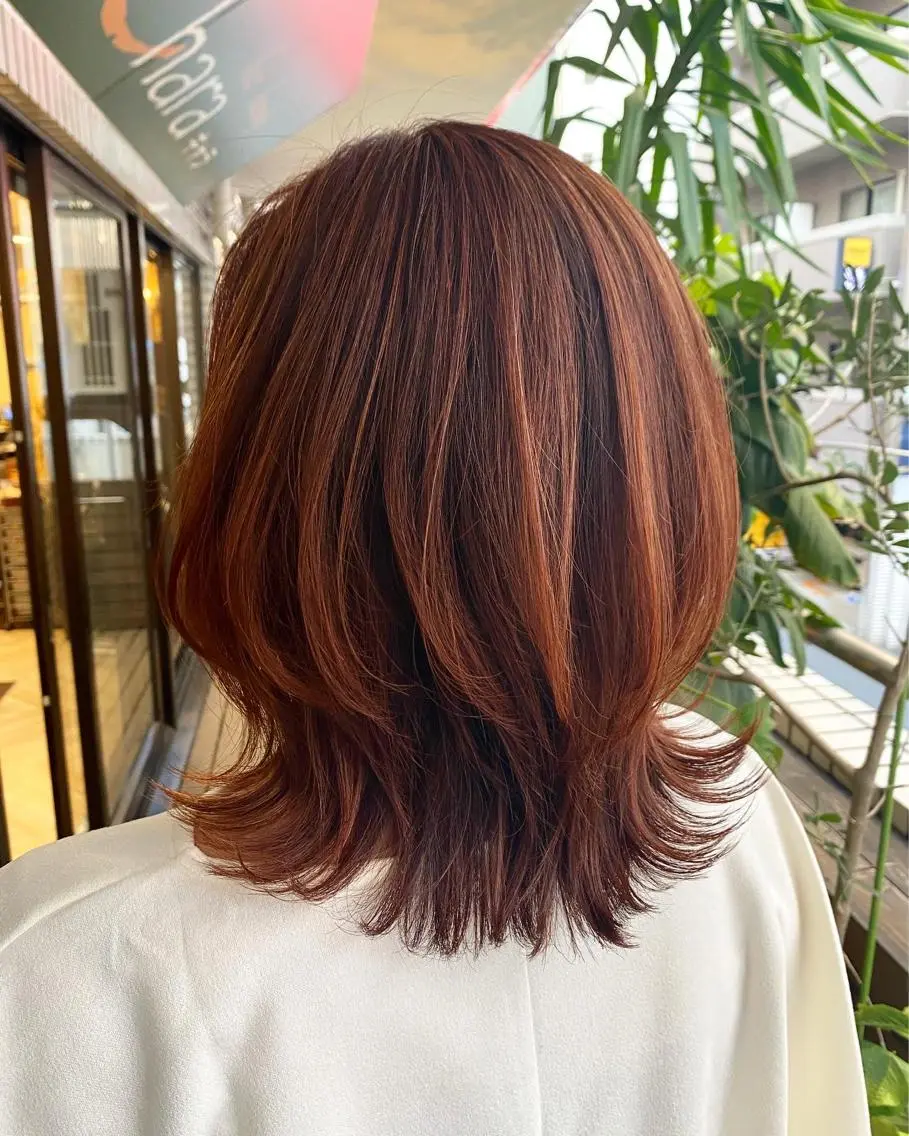 ミディアム カラー ヘアアレンジ シャローネ池袋 【れいな】のヘアスタイル