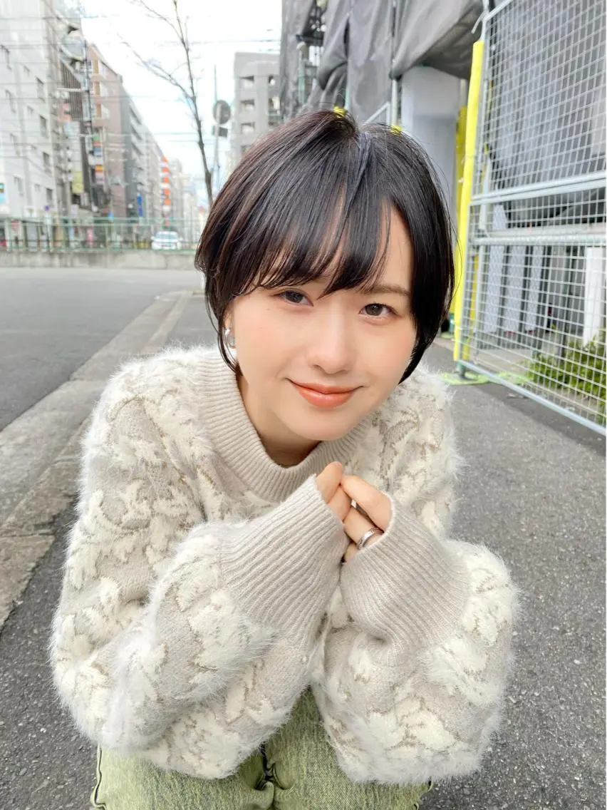 ショート カラー ブリーチ ケアブリーチ ダブルカラー ハイライトカラー イルミナカラー 中北篤志 ショートボブのヘアスタイル