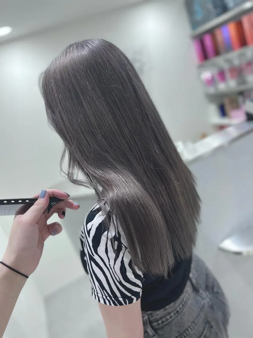 ロング カラー ヘアカラー ハイトーン特化サロン 💎MOCA💎のヘアスタイル