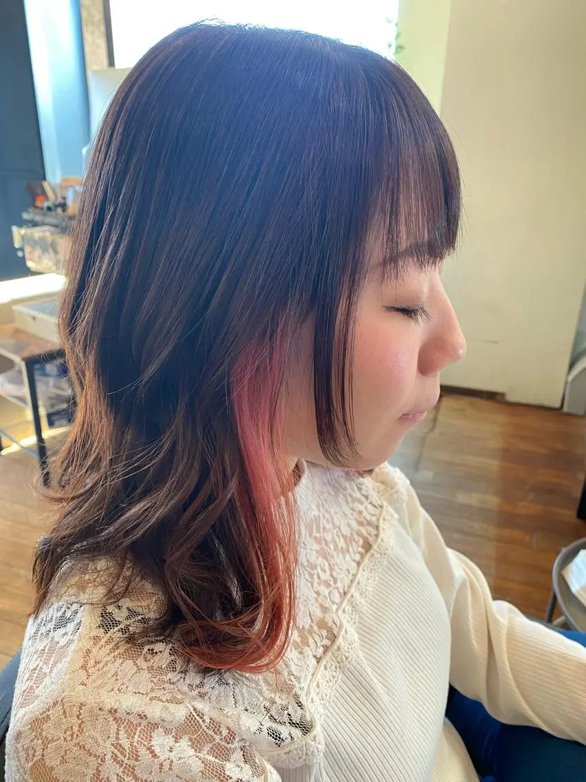 セミロング 吉川 眞之亮のヘアスタイル