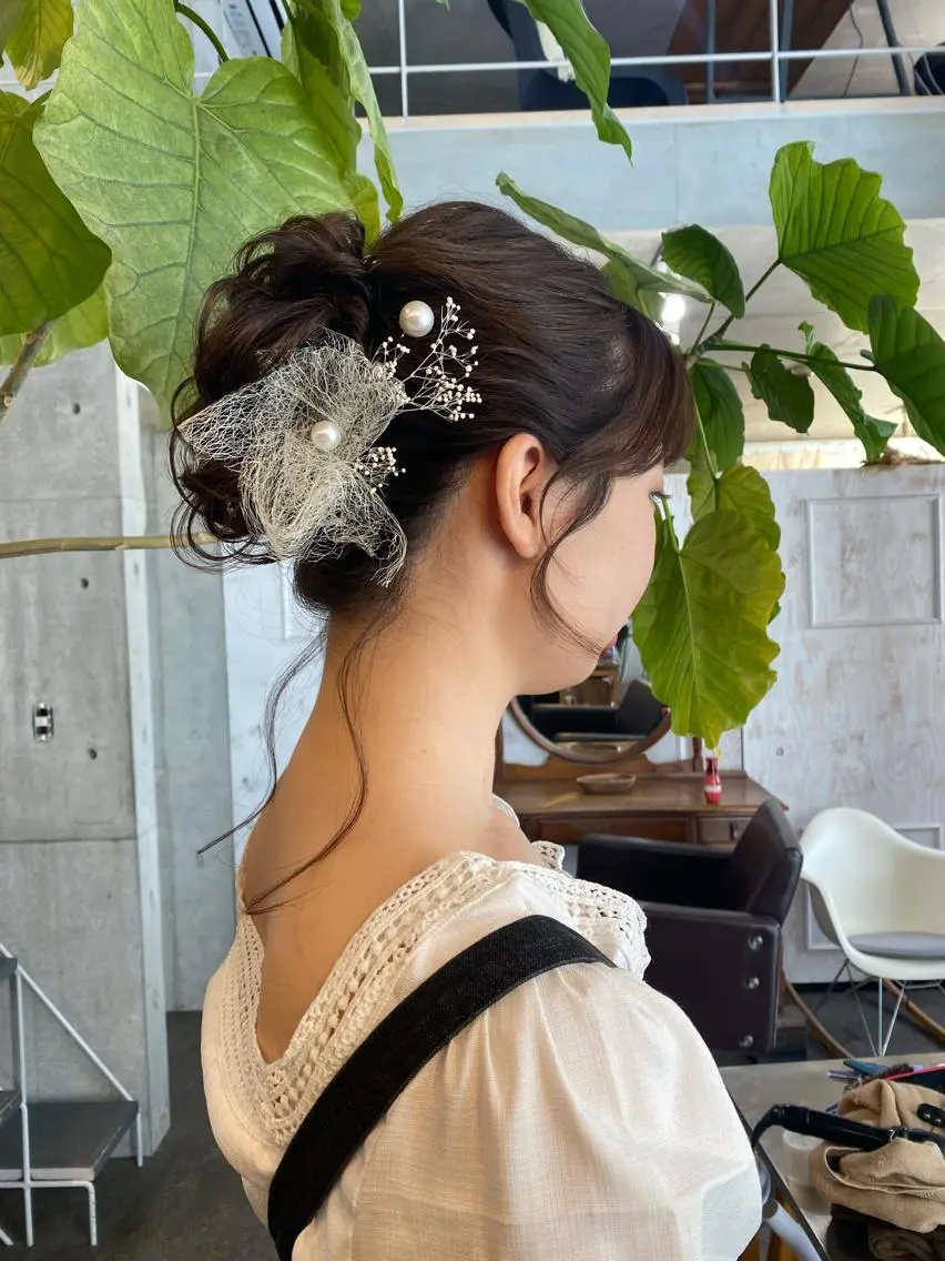 ロング カラー パーマ ヘアアレンジ メンズ キッズ ネイル マツエク・マツパ モリモト サナのヘアスタイル