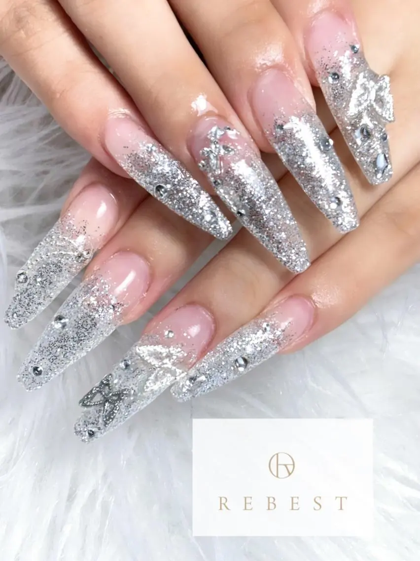 ネイル ハンドネイル 天王寺rebest 💅nailのネイルデザイン