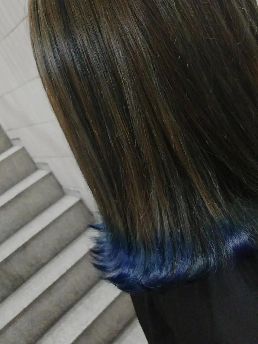 ミディアム カラー Cecilhair 店長松本のヘアスタイル