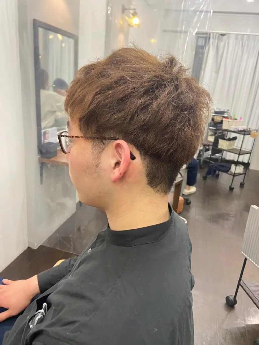 ショート カラー パーマ ヘアアレンジ メンズ キッズ ネイル マツエク・マツパ アイブロウ モヒカン マッシュ 学生（メンズ向け） ソフトモヒカン メンズアイブロウ 久木原 ゆりのヘアスタイル