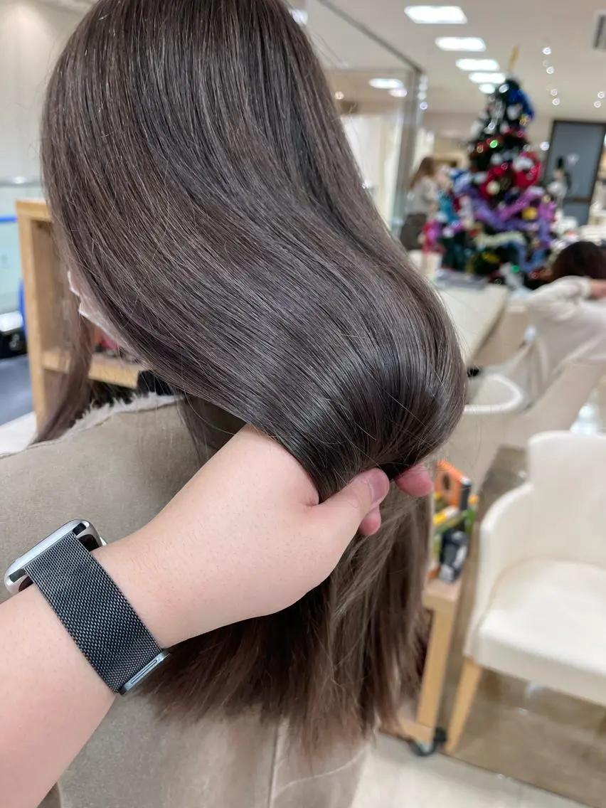 ロング カラー 髪質改善・縮毛矯正 年間1500名担当♪のヘアスタイル