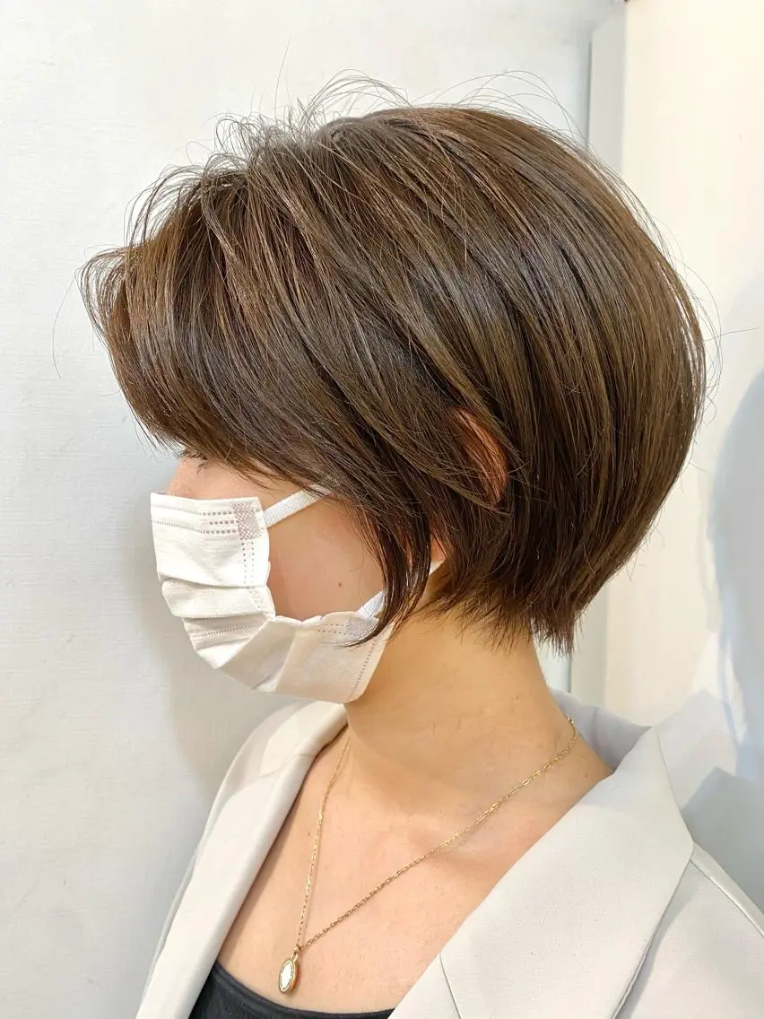 ショート カラー 🍃ショートヘア🍃 北林春樹のヘアスタイル