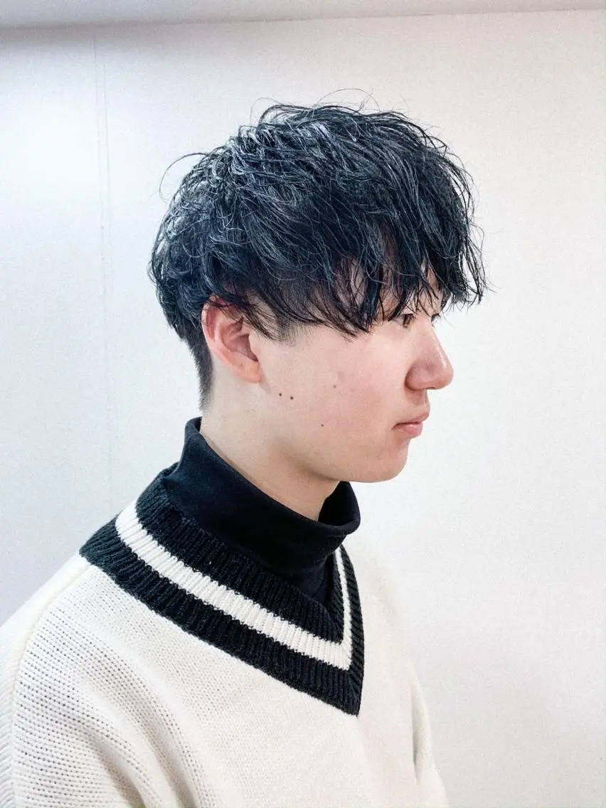 ショート カラー パーマ ヘアアレンジ メンズ メンズスタイル ly本厚木のヘアスタイル