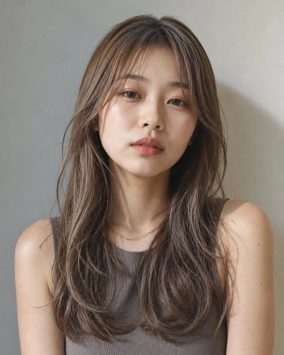 ロング カラーモデル募集☆ 山村梨香のヘアスタイル
