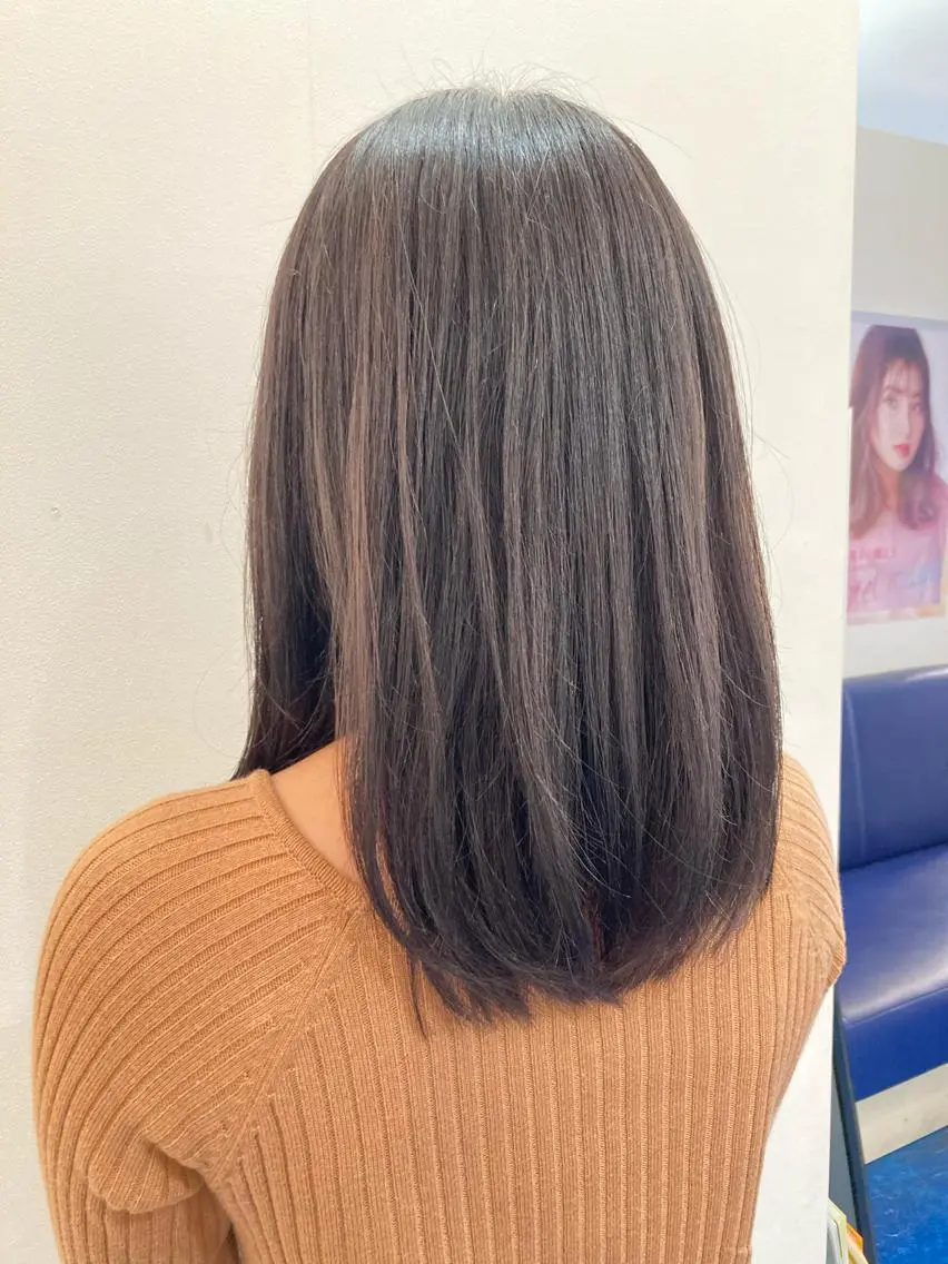 ロング カラー ブリーチ ブラウンカラー 渡邉 燎のヘアスタイル