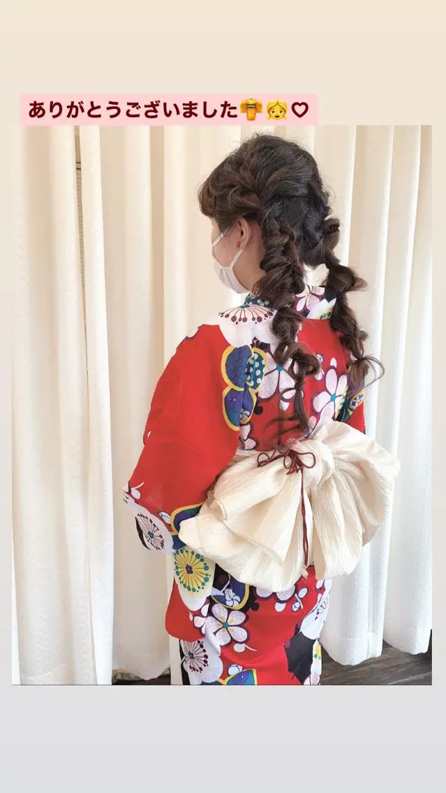 着付け 🌸スタイリスト 山浦美恵のヘアスタイル